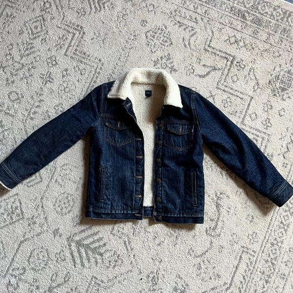 J Crew Sherpa lined denim jacket - never worn - Picture 1 of 4